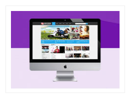 小俊工作室出品黑色大气电视剧苹果CMSV8网站模板